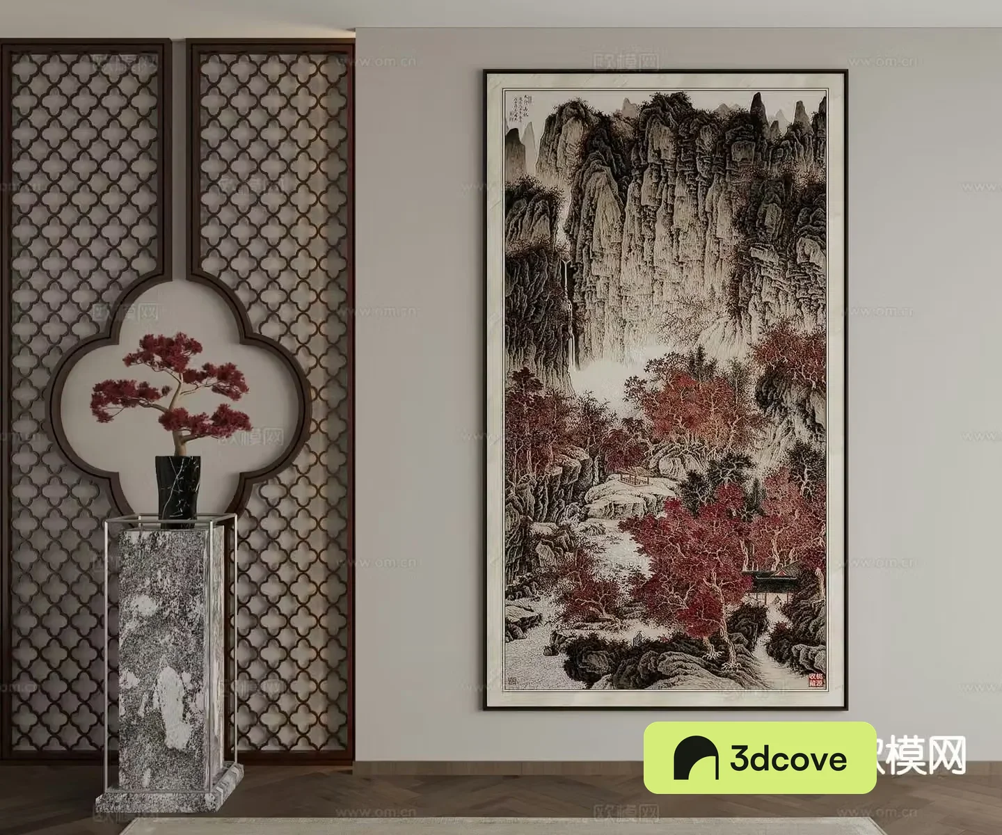 New Chinese style decorative painting landscape painting hanging painting