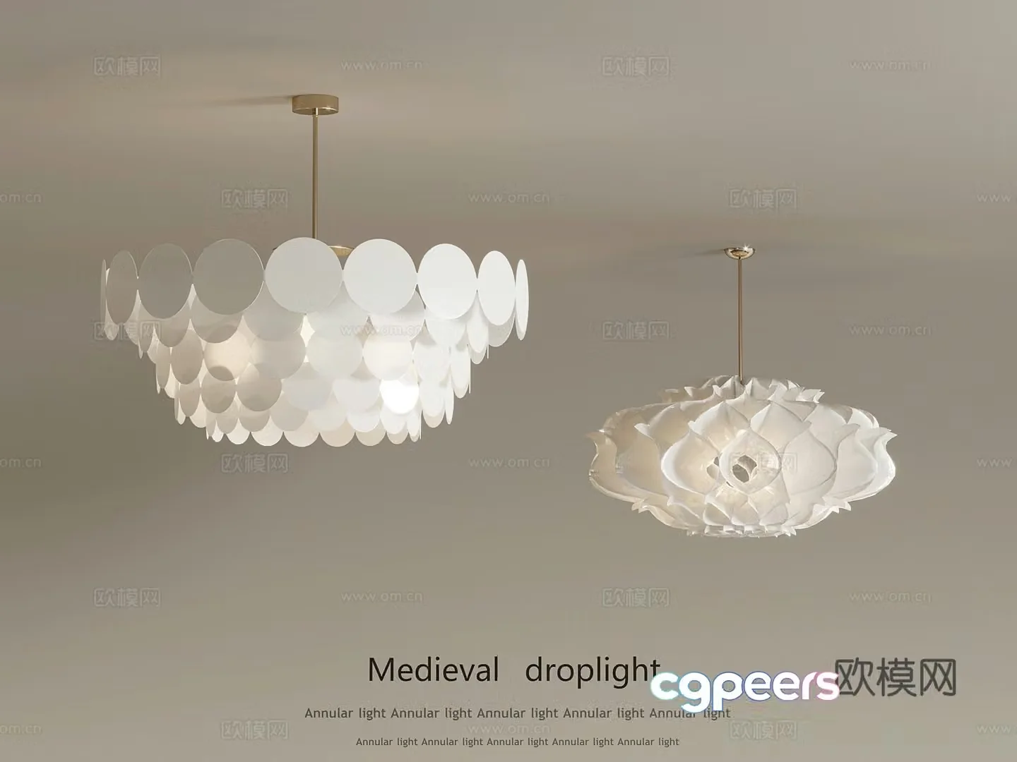 Chandelier French Chandelier 3D Model