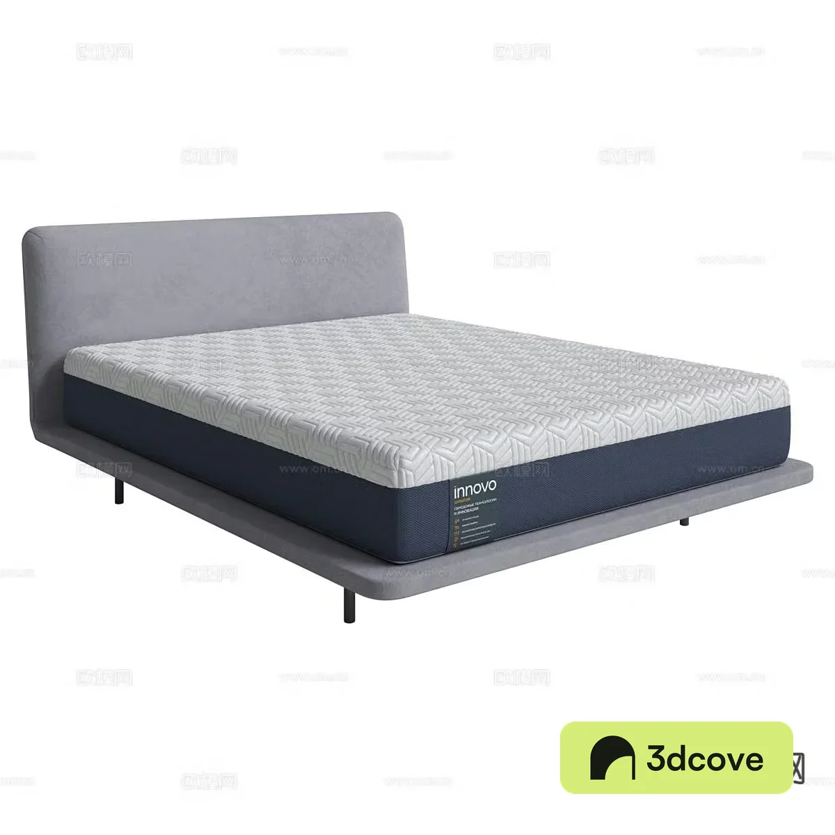 Modern double bed