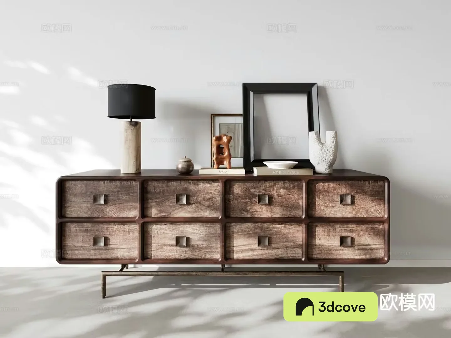Medieval style TV cabinet