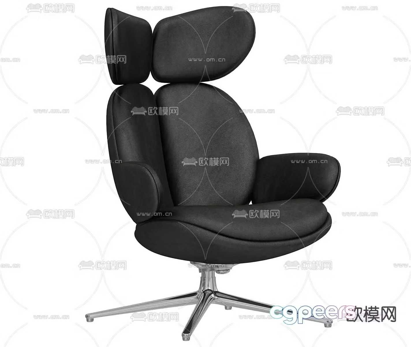Roche Bobois PULP office chair 3d model