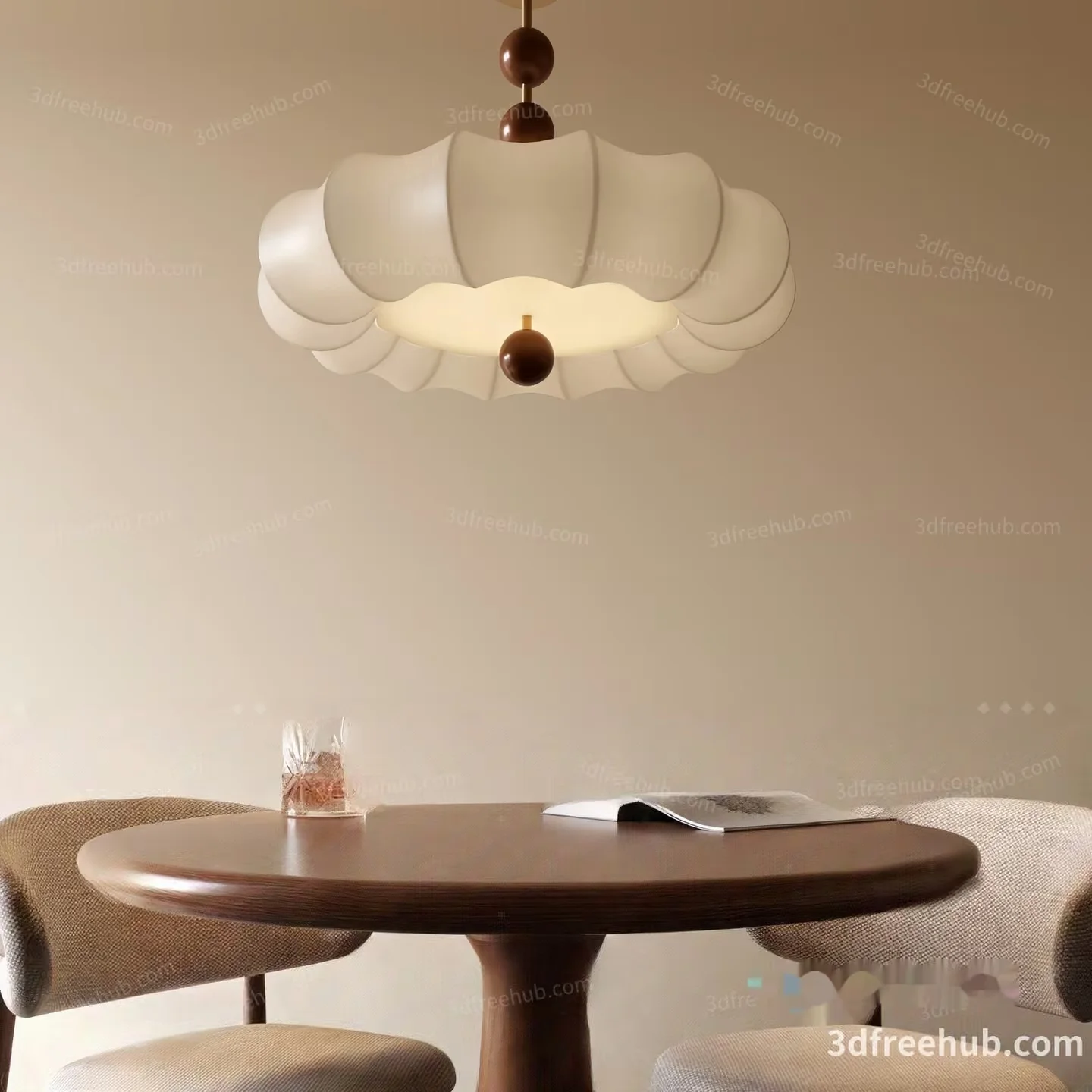Modern Light Fixture 3D Model – 19685 – VRAY Render
