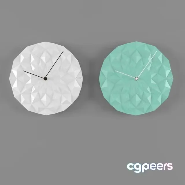 3ds Max Free – Clock Karlsson Facet