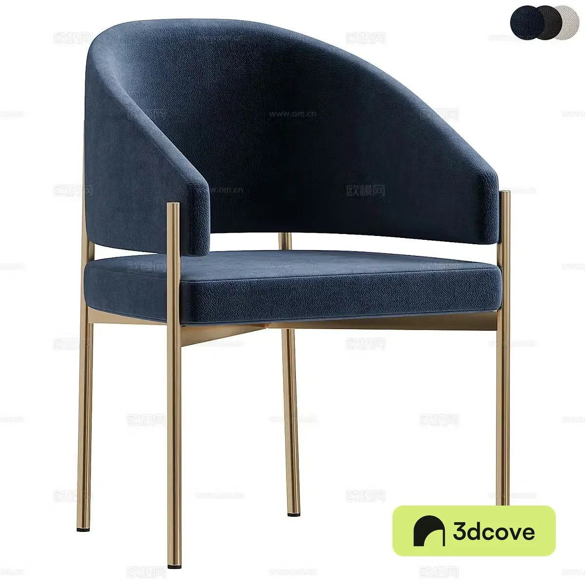 Modern Italian light luxury IRVING chair