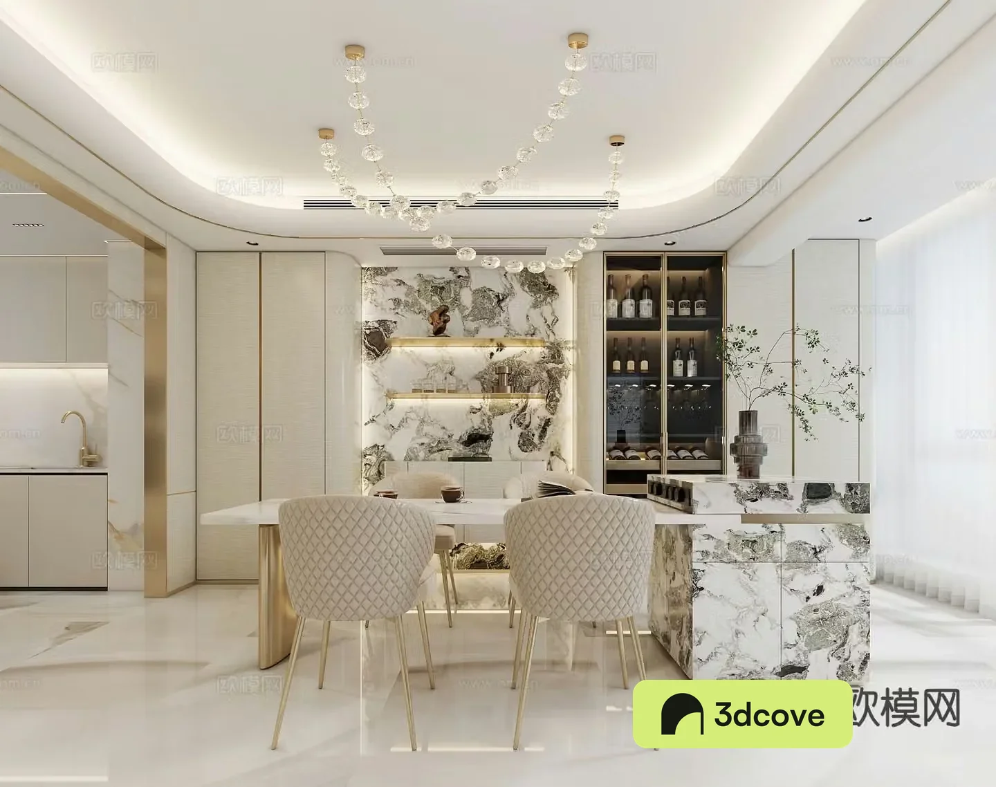Light luxury restaurant Zhongdao restaurant