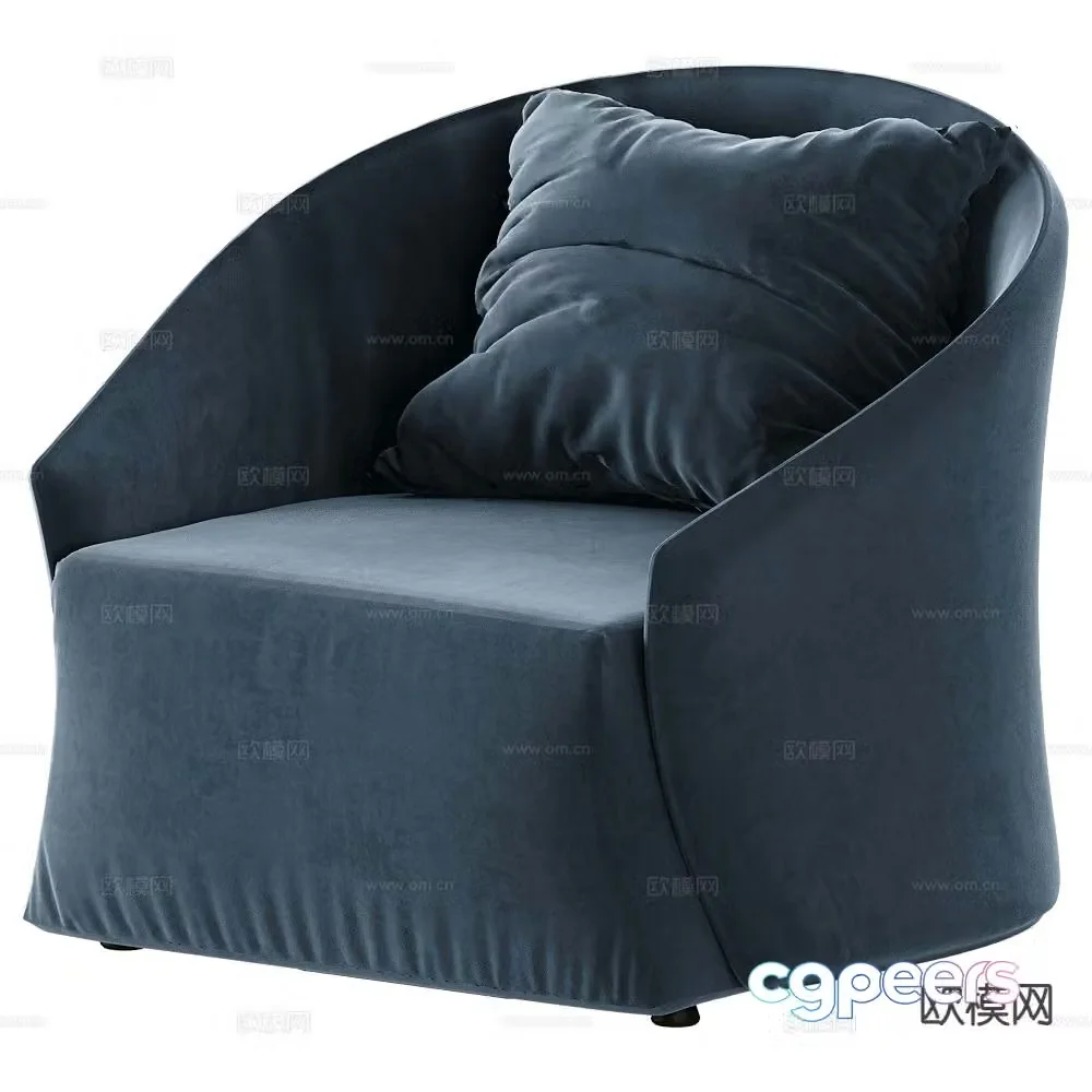 Saba single sofa 3d model