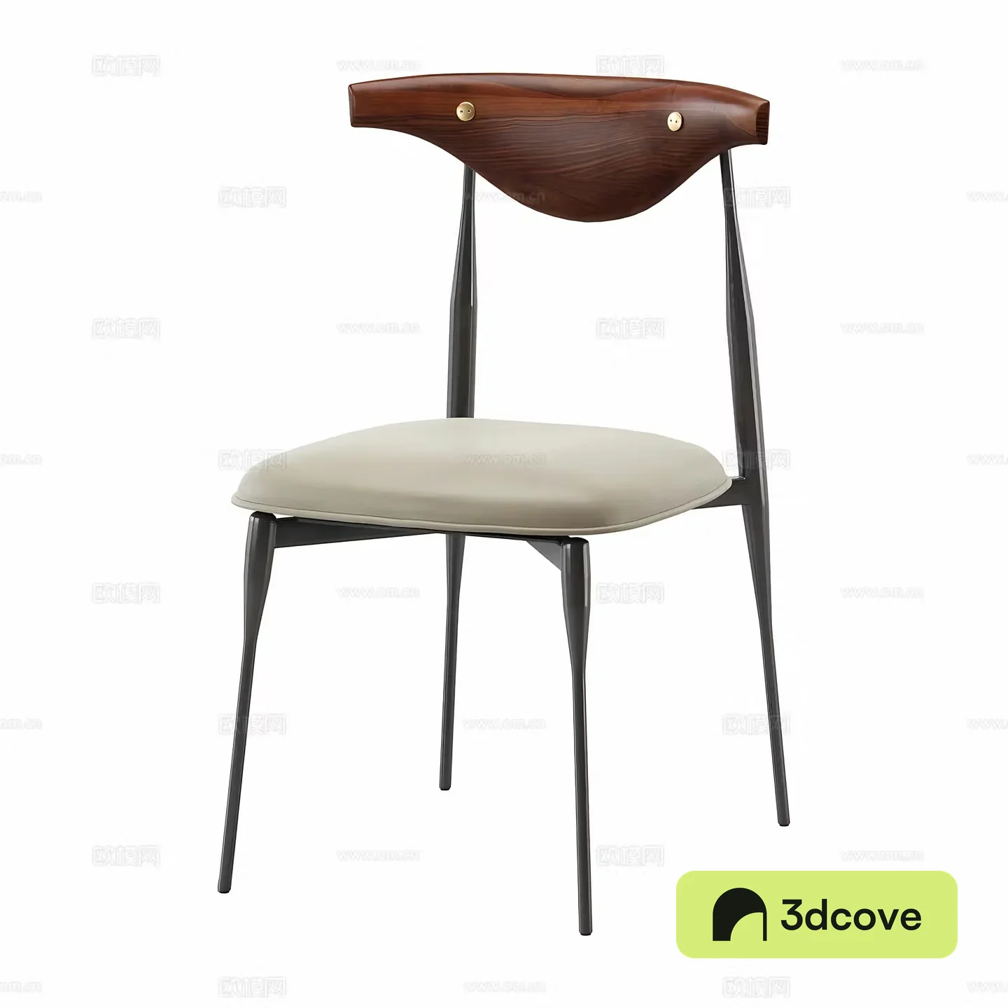 Medieval style single chair dining chair