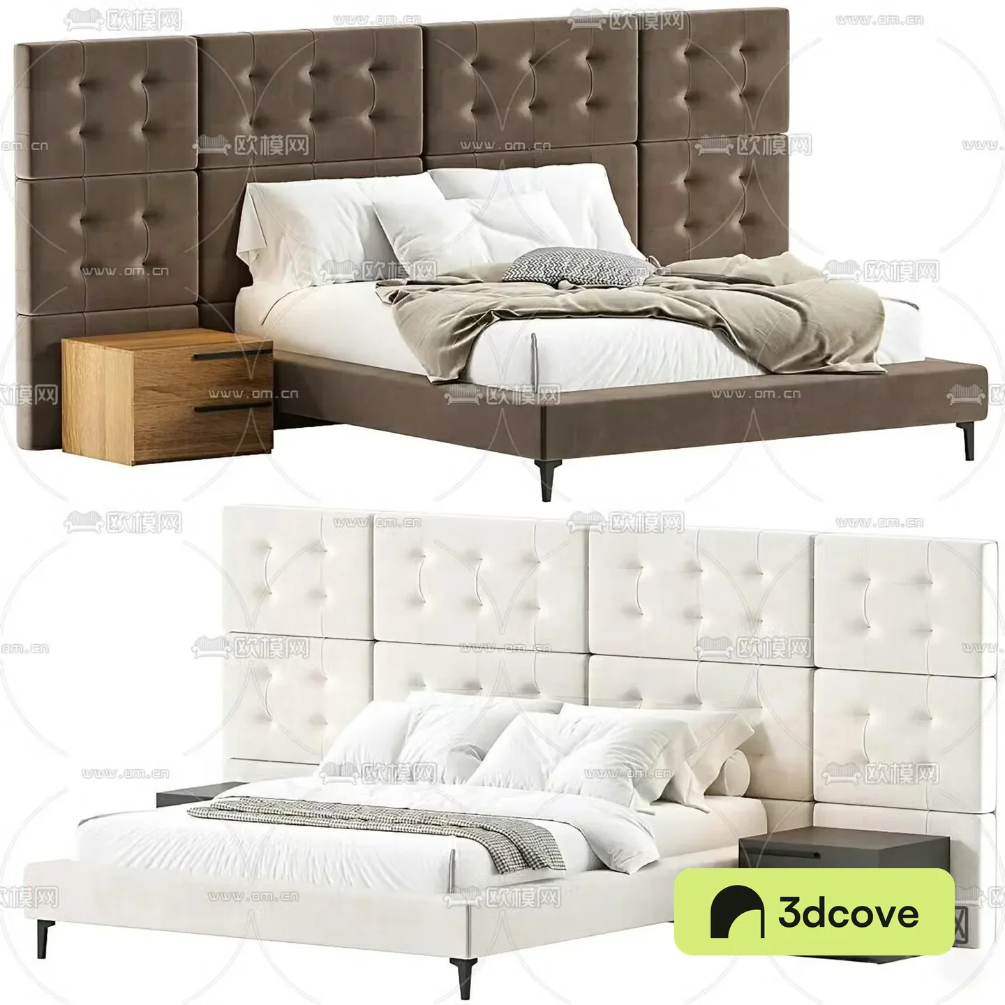 Medieval style double bed
