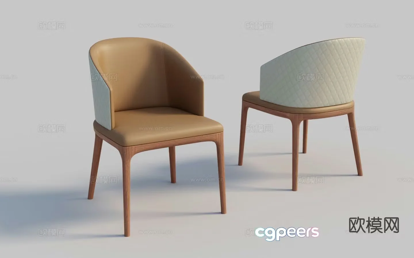 Chair Single Chair Dining Chair Leisure Chair 3d model