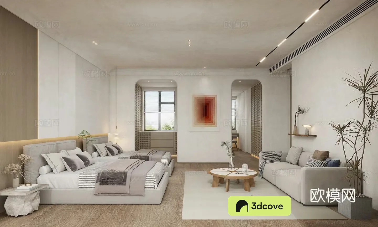 Modern bedroom