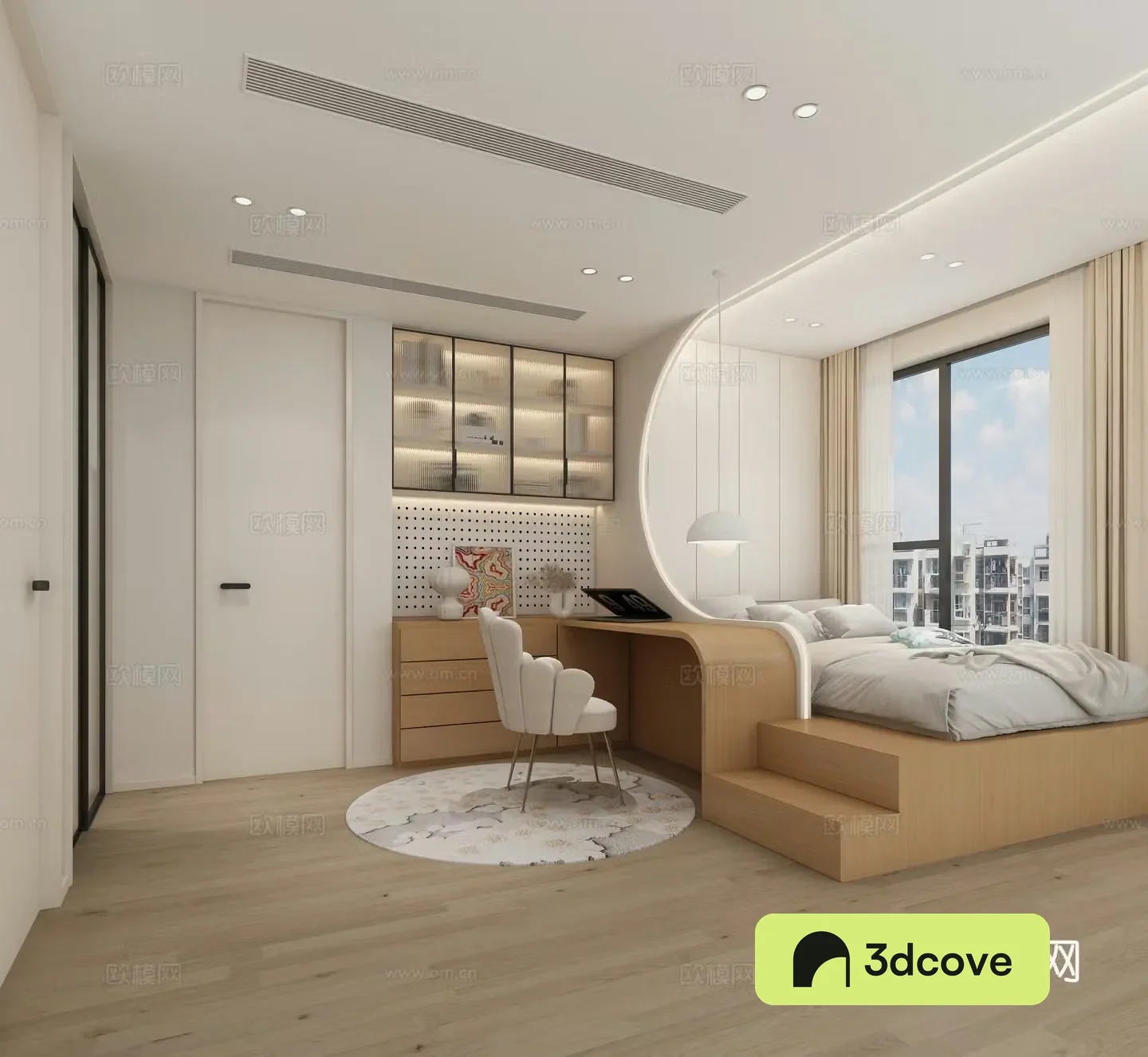 Modern tatami bedroom