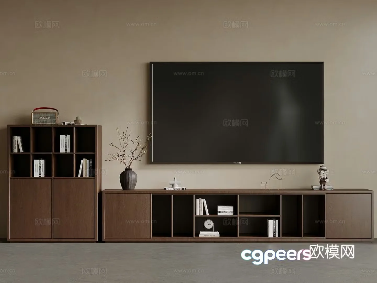 New Chinese TV cabinet chest of drawers medieval style TV cabinet chest of drawers 3d model