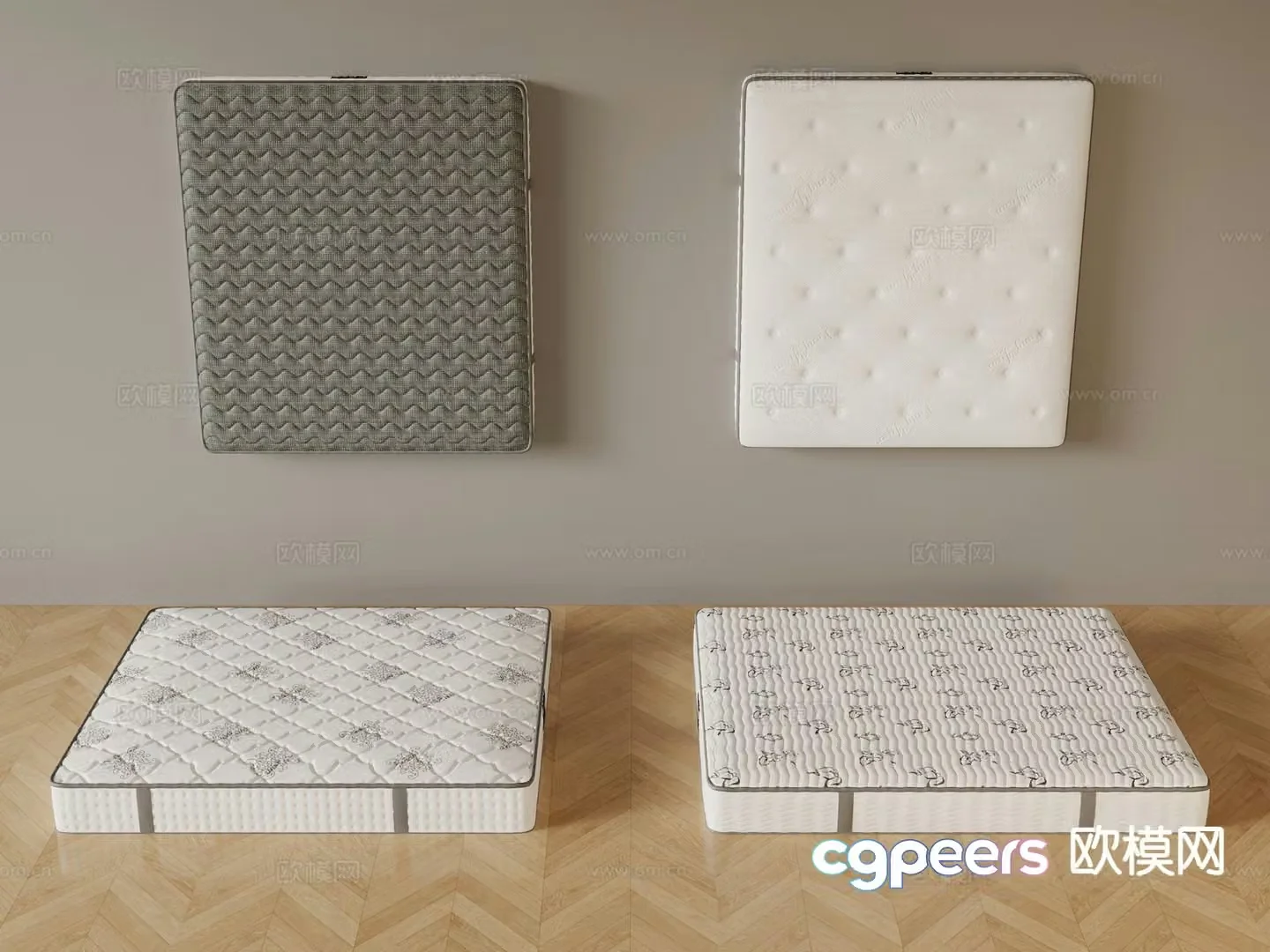 Modern mattress 3d model