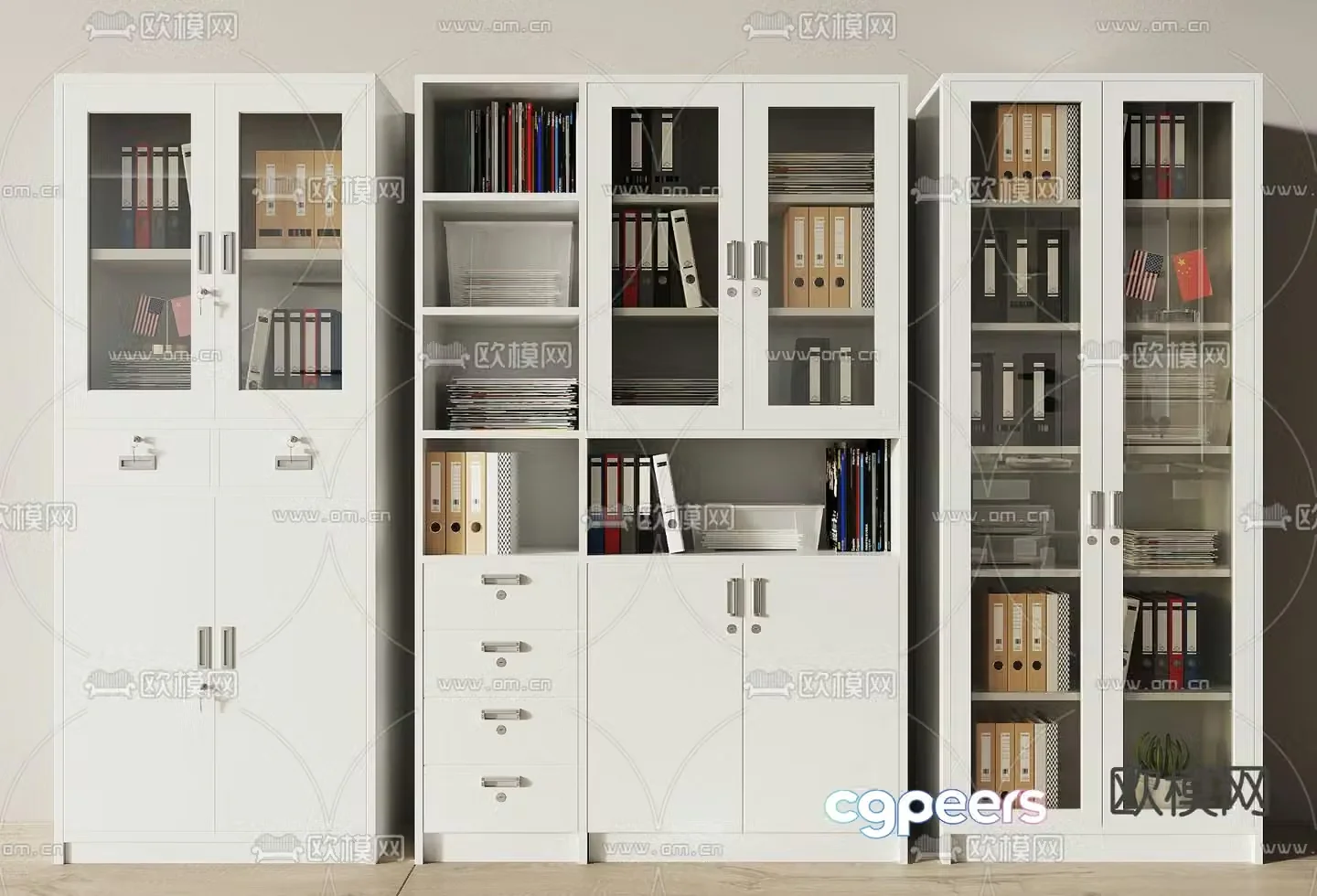 File cabinet file cabinet information cabinet 3d model