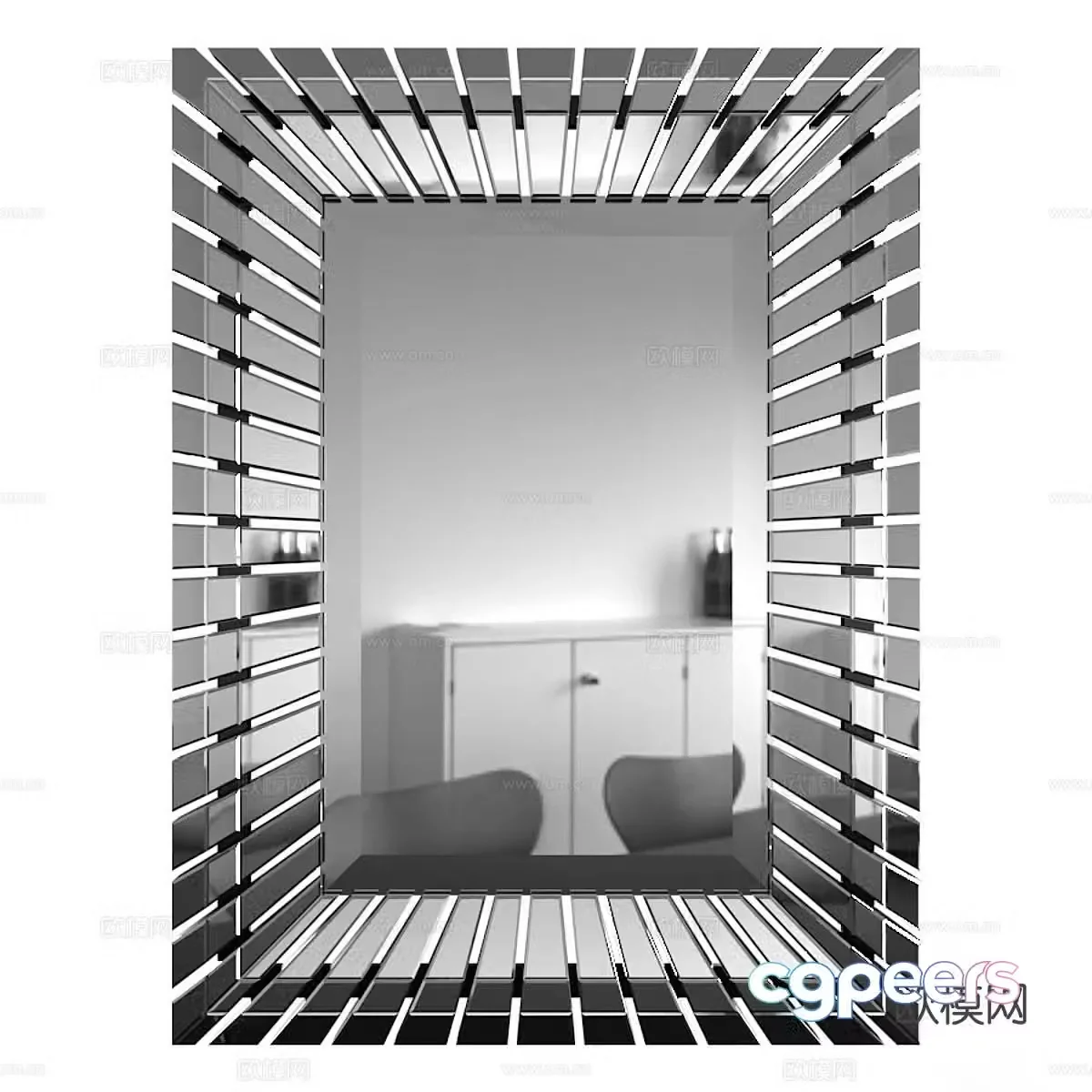 Mirror full length mirror 3d model