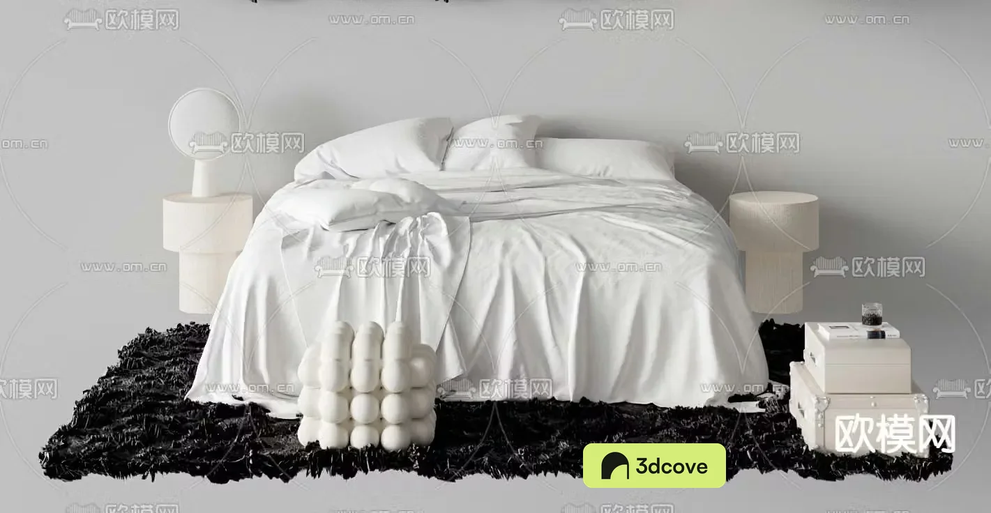 Wabi-sabi double bed
