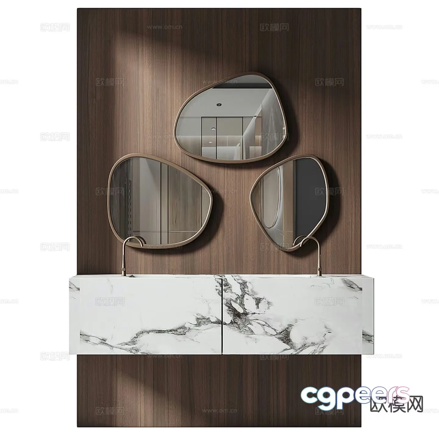 Modern Bathroom Sink 3D Model – 23740 – VRAY Render