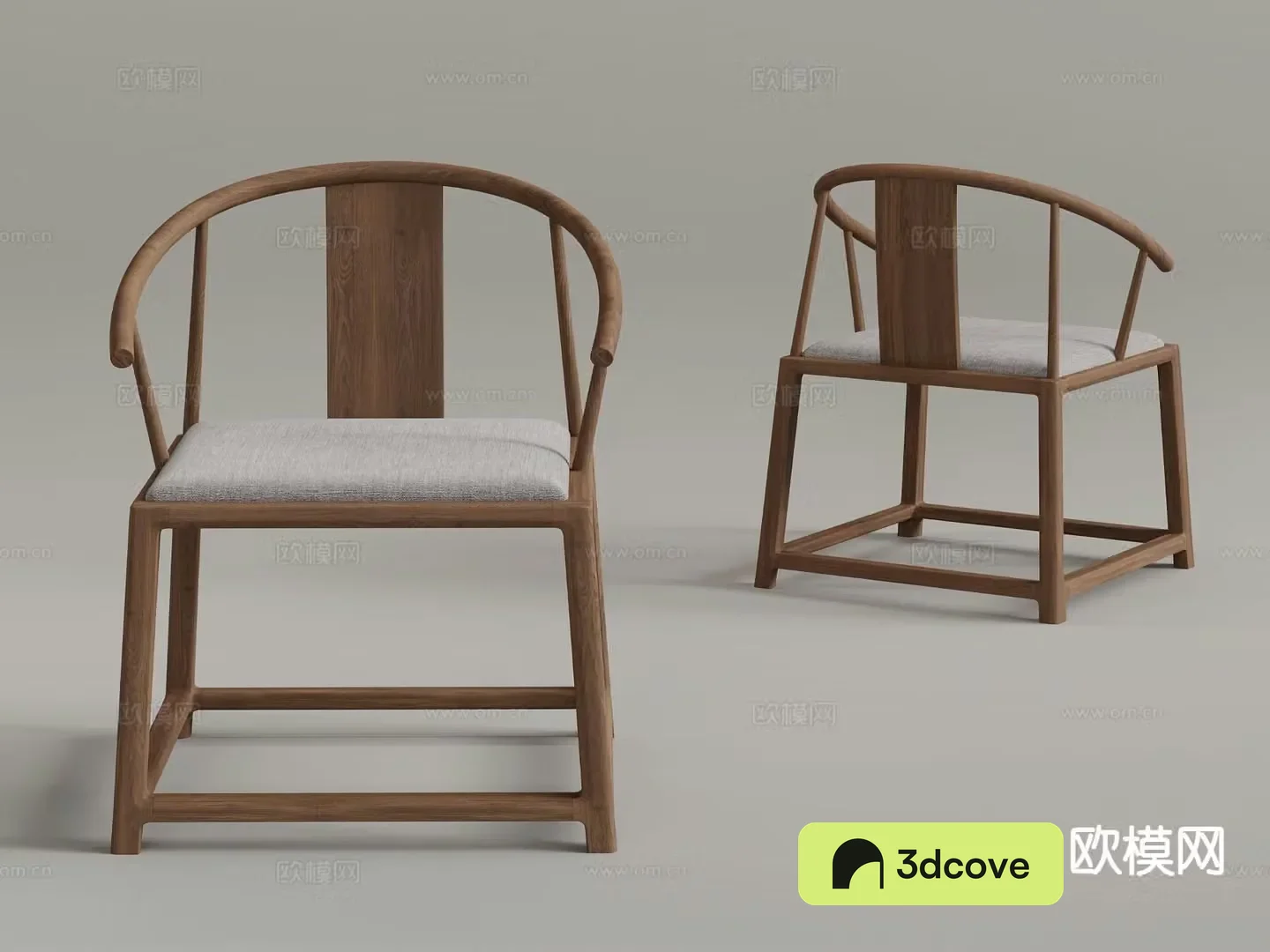 New Chinese style armchair wooden chair leisure chair
