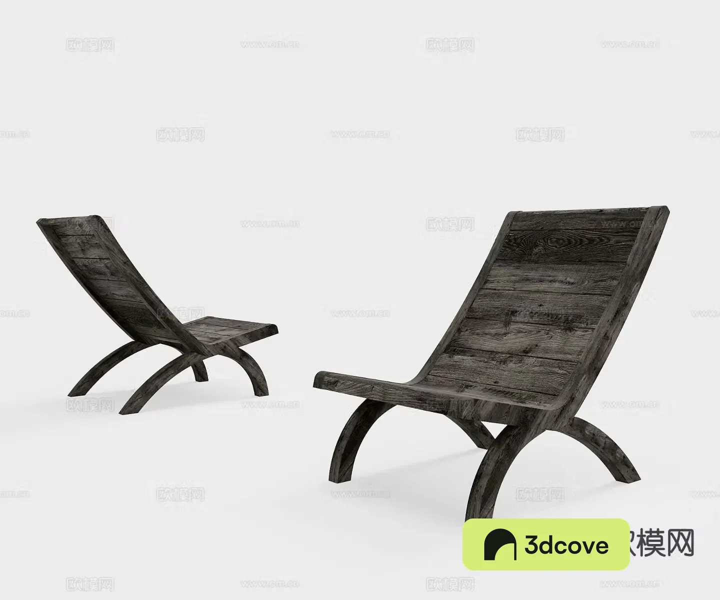 Wabi-sabi style leisure chair