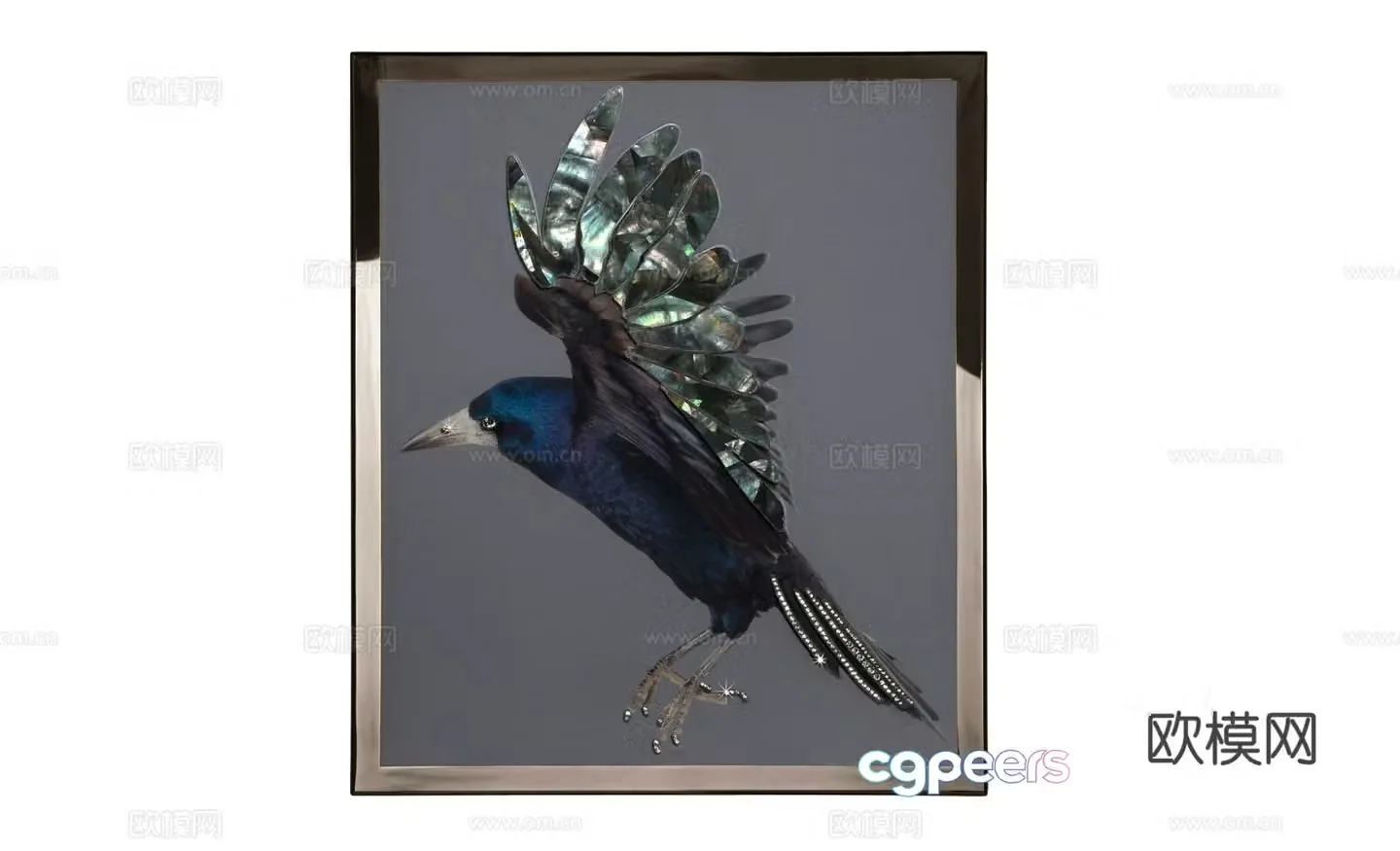 Visionnaire CORVO hanging painting 3d model