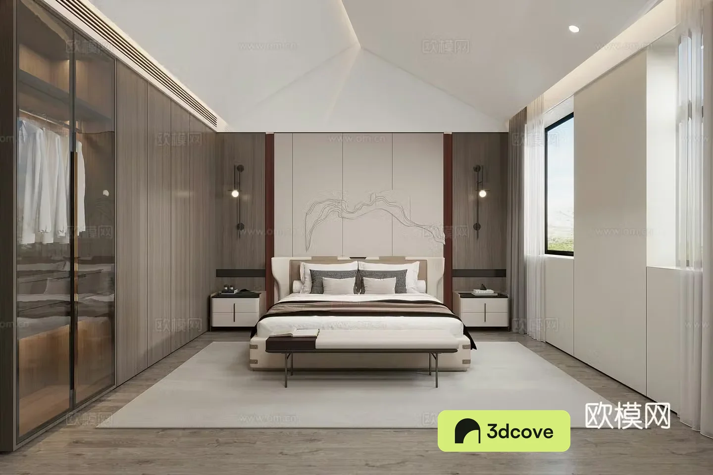 New Chinese bedroom