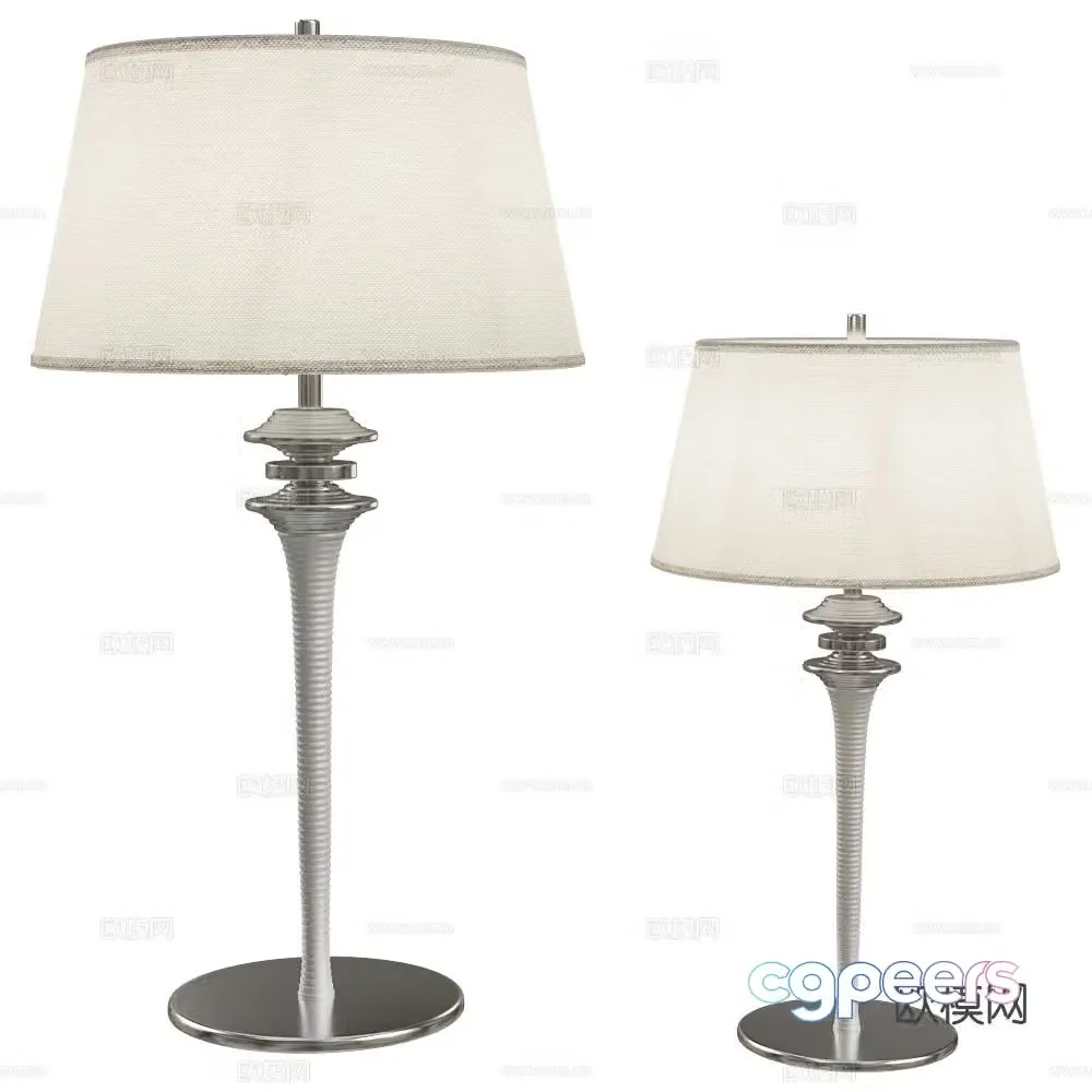 Modern desk lamp 3d model