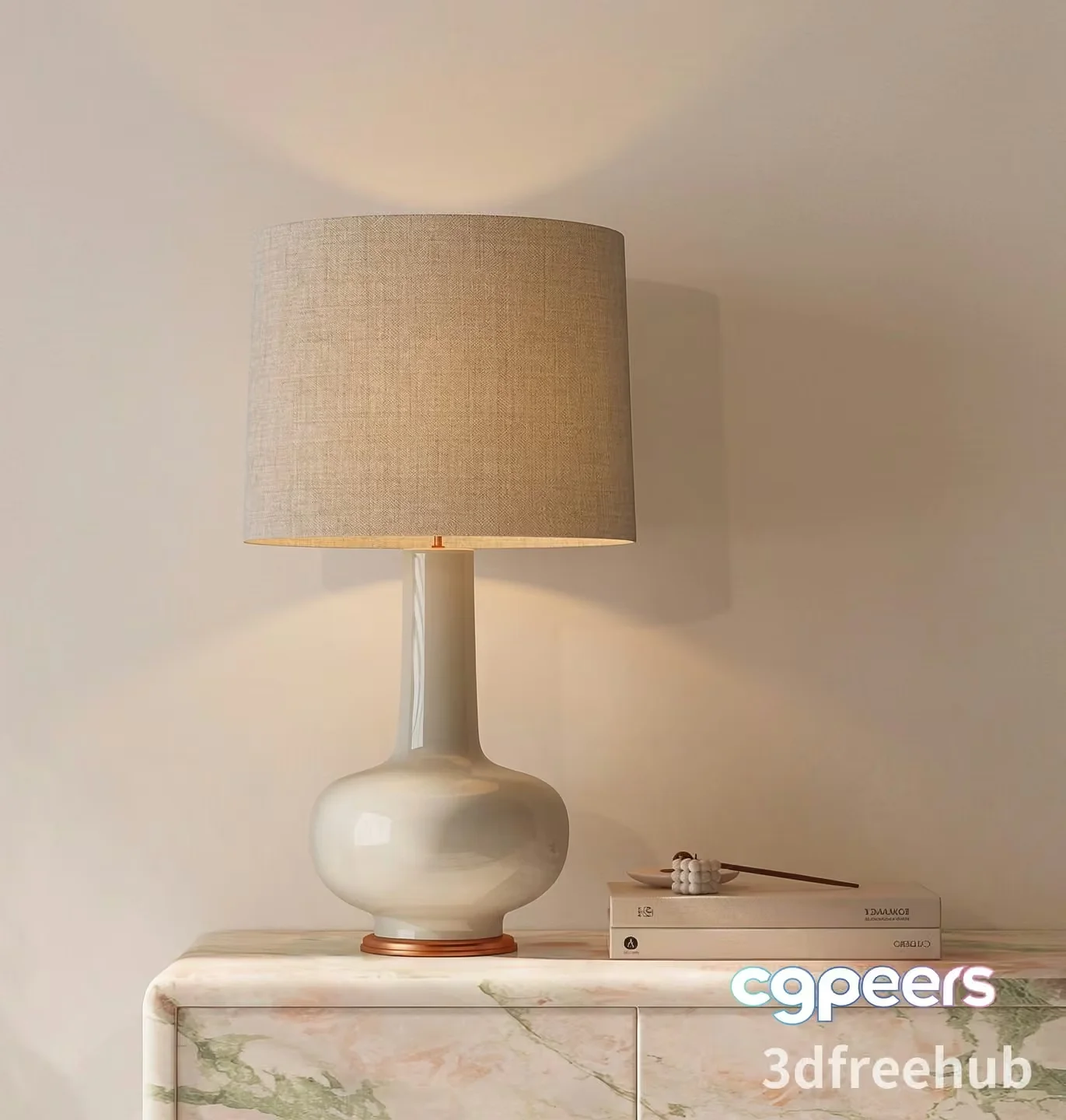 Modern Table Lamp 3D Model – 22396 – VRAY Render