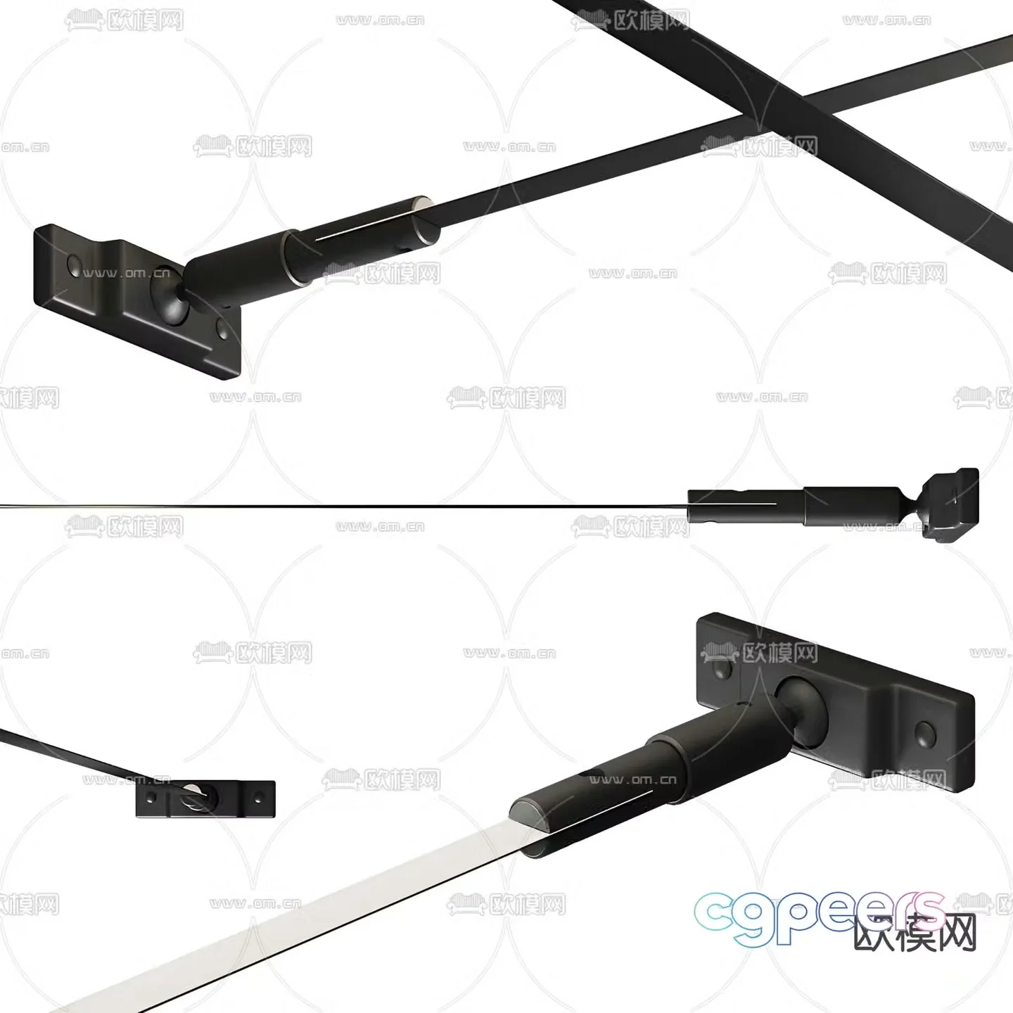 skyline light ceiling light 3d model