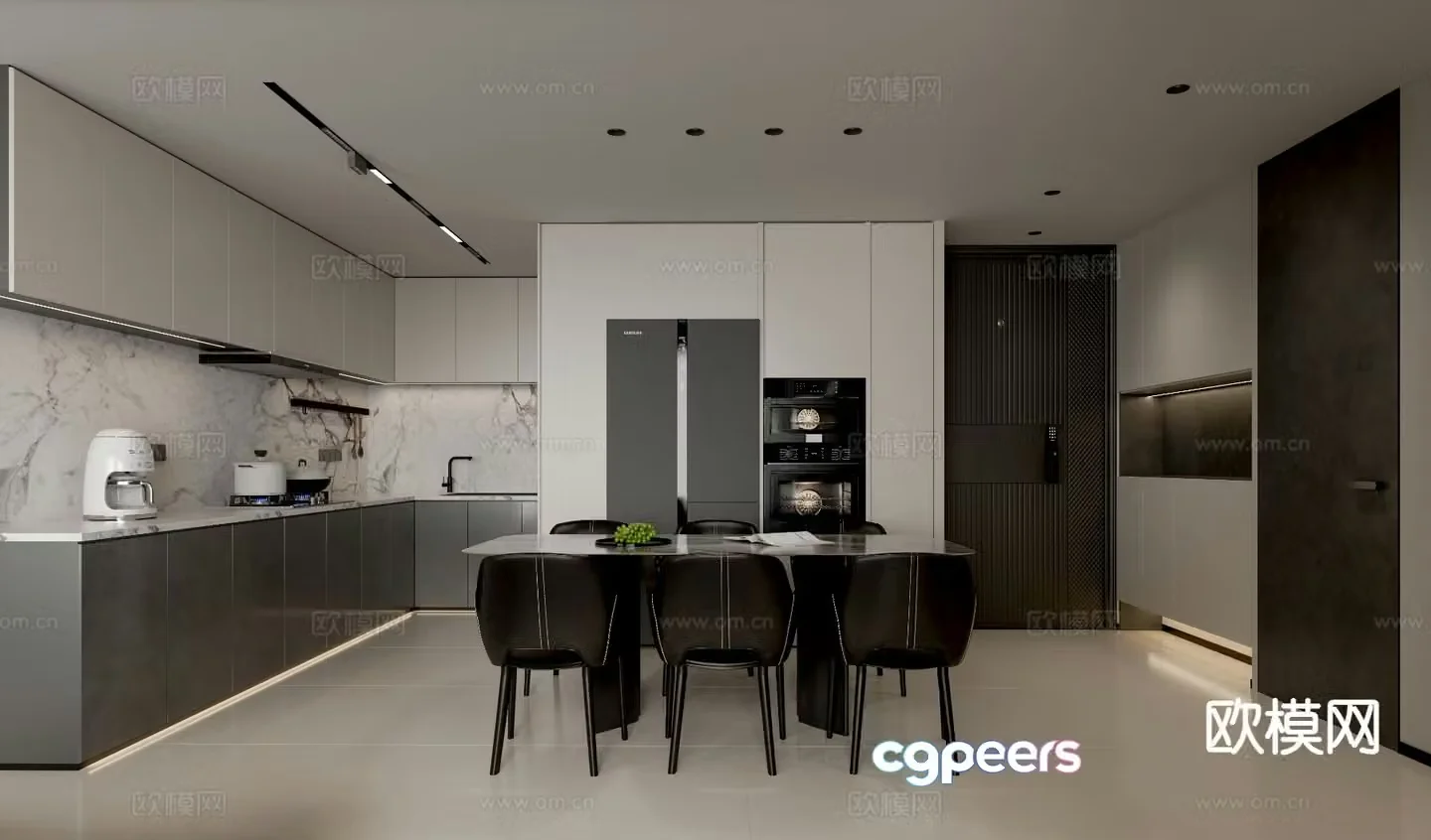 Modern restaurant 3d model
