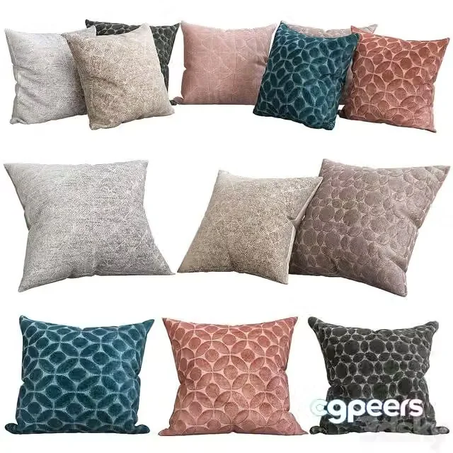 3ds Max Free – Loloi Solid Geometric Throw Pillow