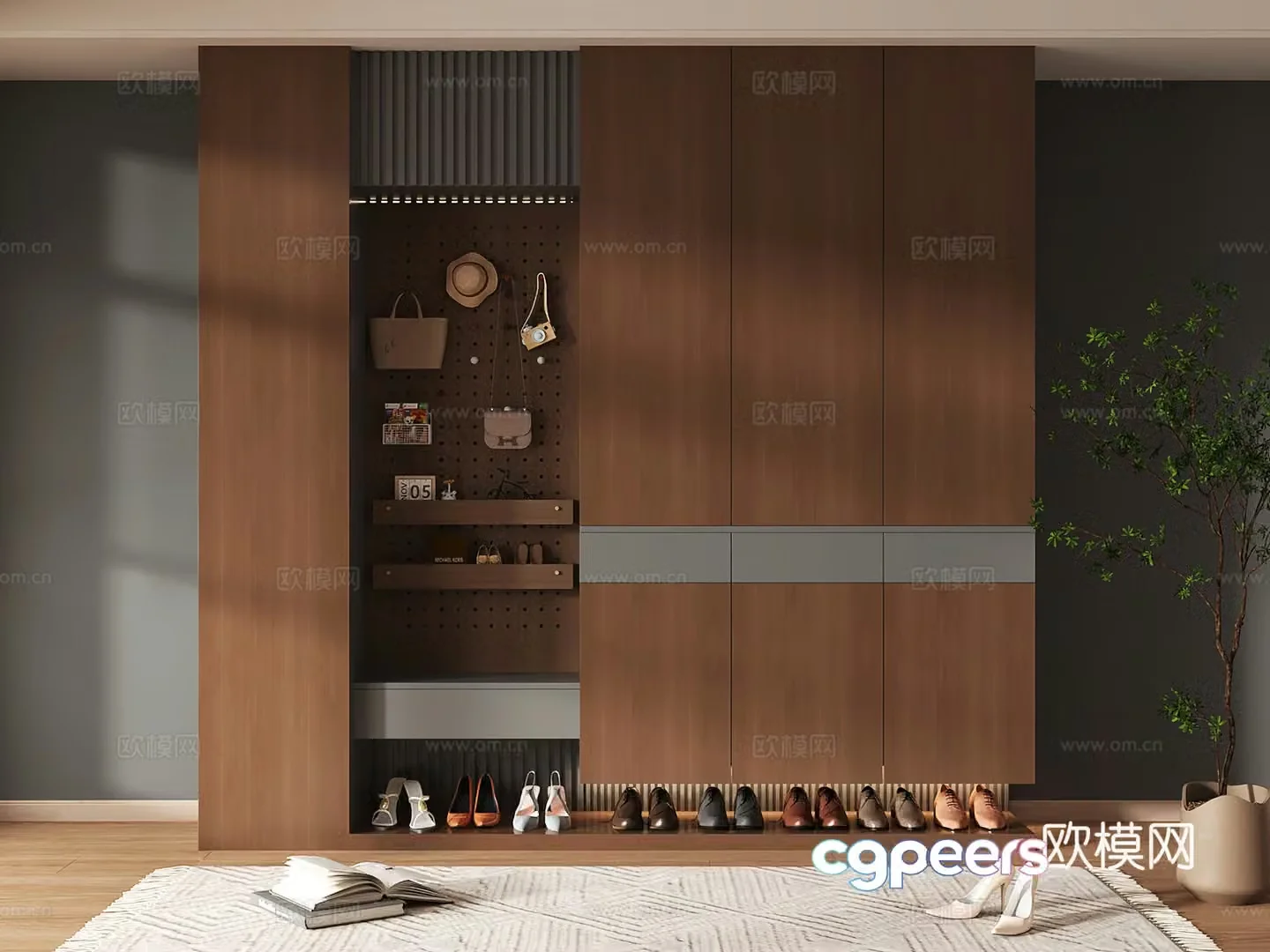 Shoe cabinet design shoe cabinet partition shoe cabinet porch shoe cabinet home shoe cabinet 3D model