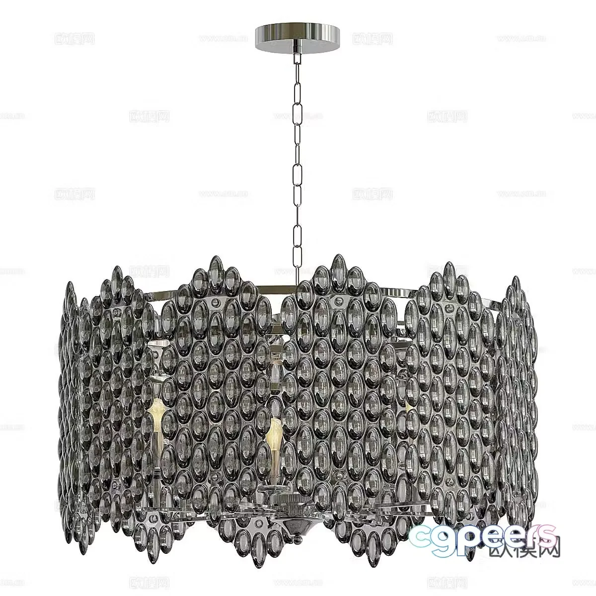 Modern simple chandeliers dining chandeliers living room chandeliers lamps 3d model