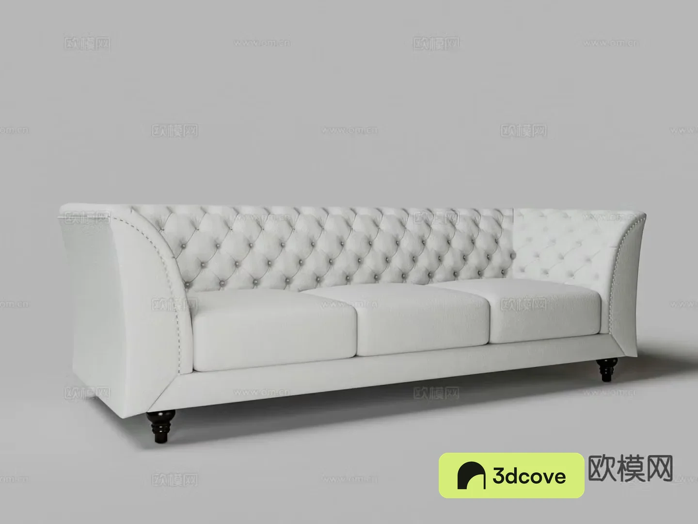 Three seater sofa leather sofa