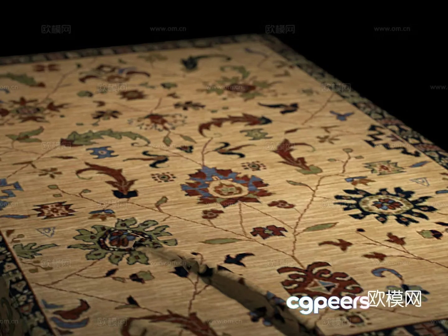 Tablecloth Retro Tablecloth Dining Tablecloth 3d Model