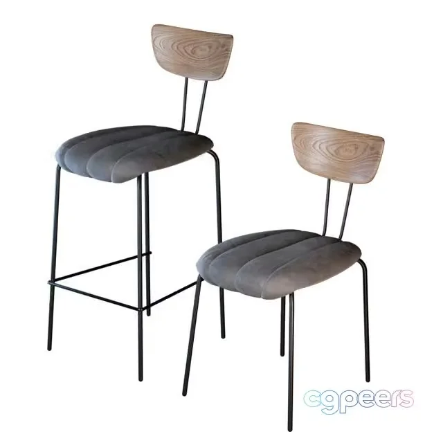 3ds Max Free – Cosmorelax Apel Chair Set