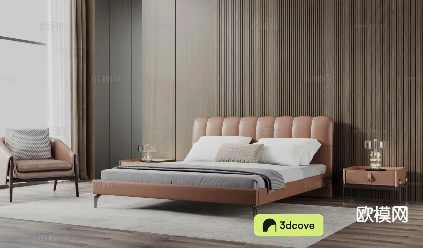 Italian double bed