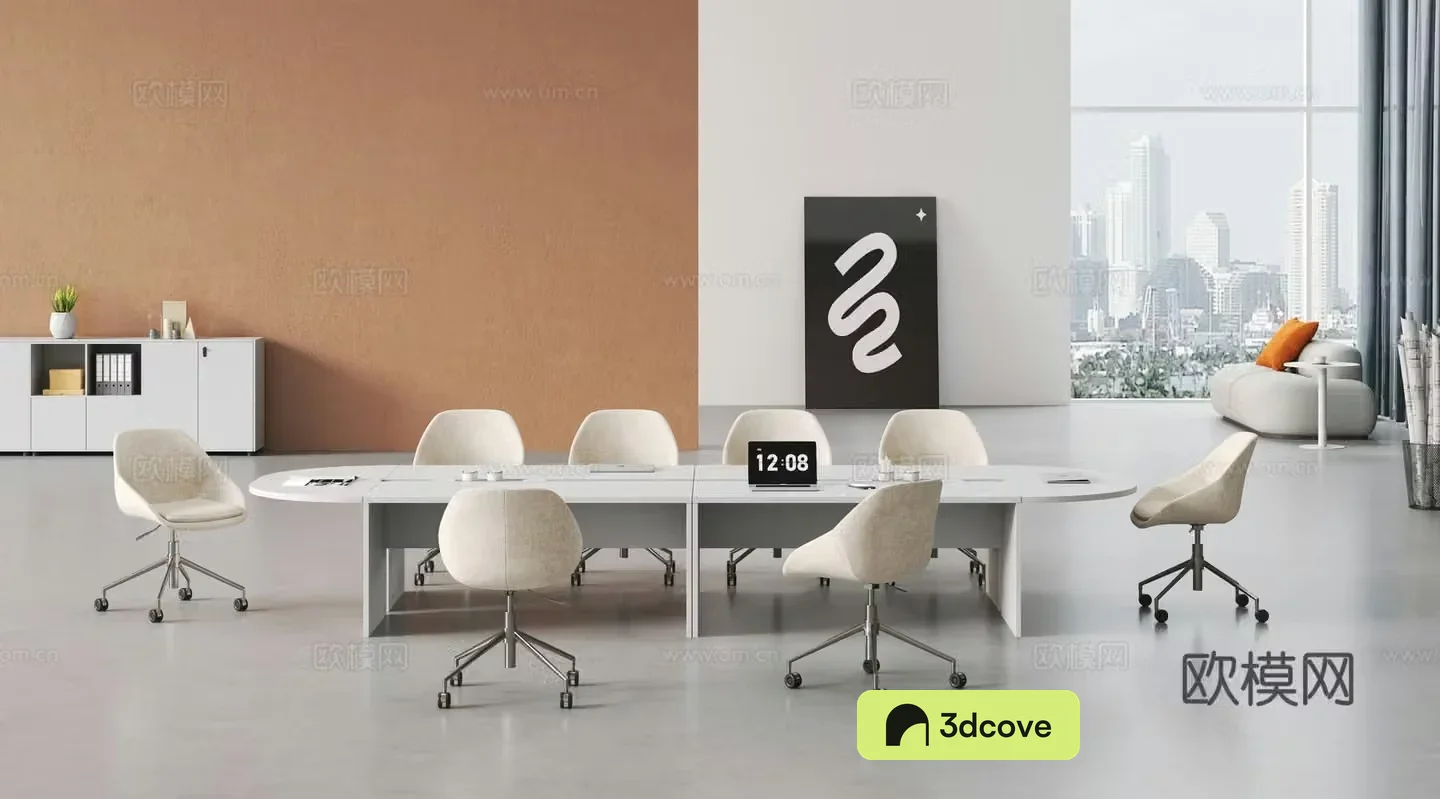 Modern office meeting combination