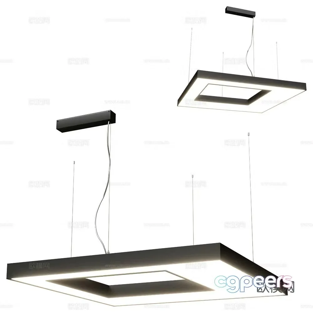 Artlight chandelier 3d model