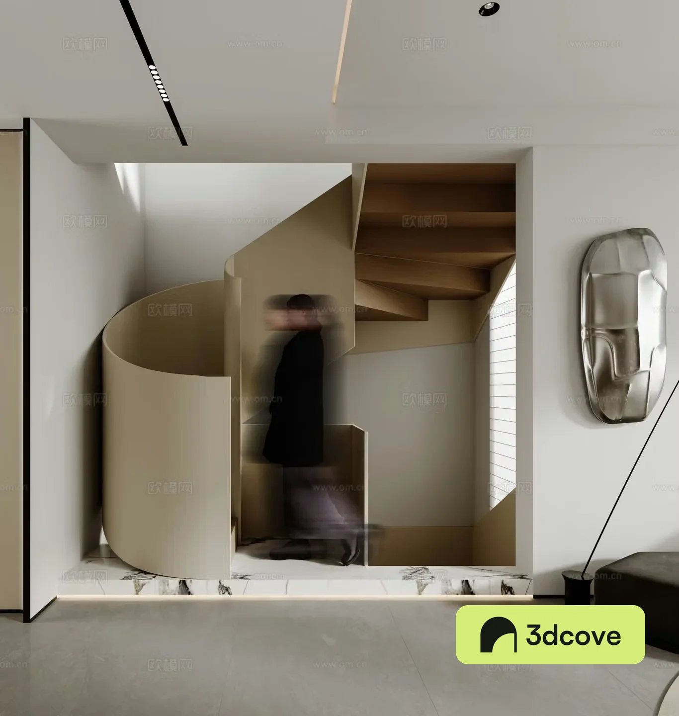 Modern stairwell