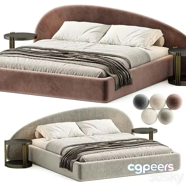 3ds Max Free – Kio Bed by Siori