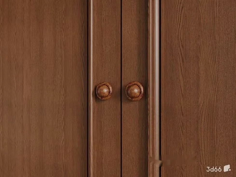 Brown Wooden Doors 3D Model – 20322 – VRAY Render