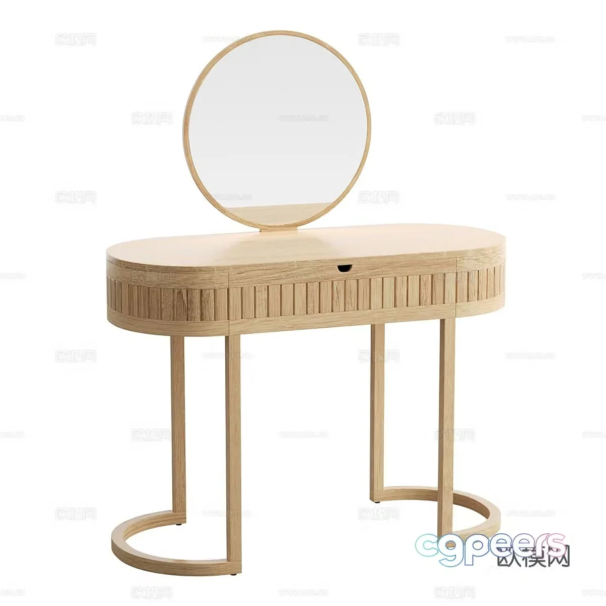 New Chinese dressing table 3D model