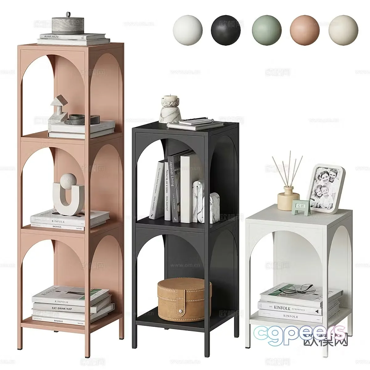 Modern Italian decorative cabinet 3d model