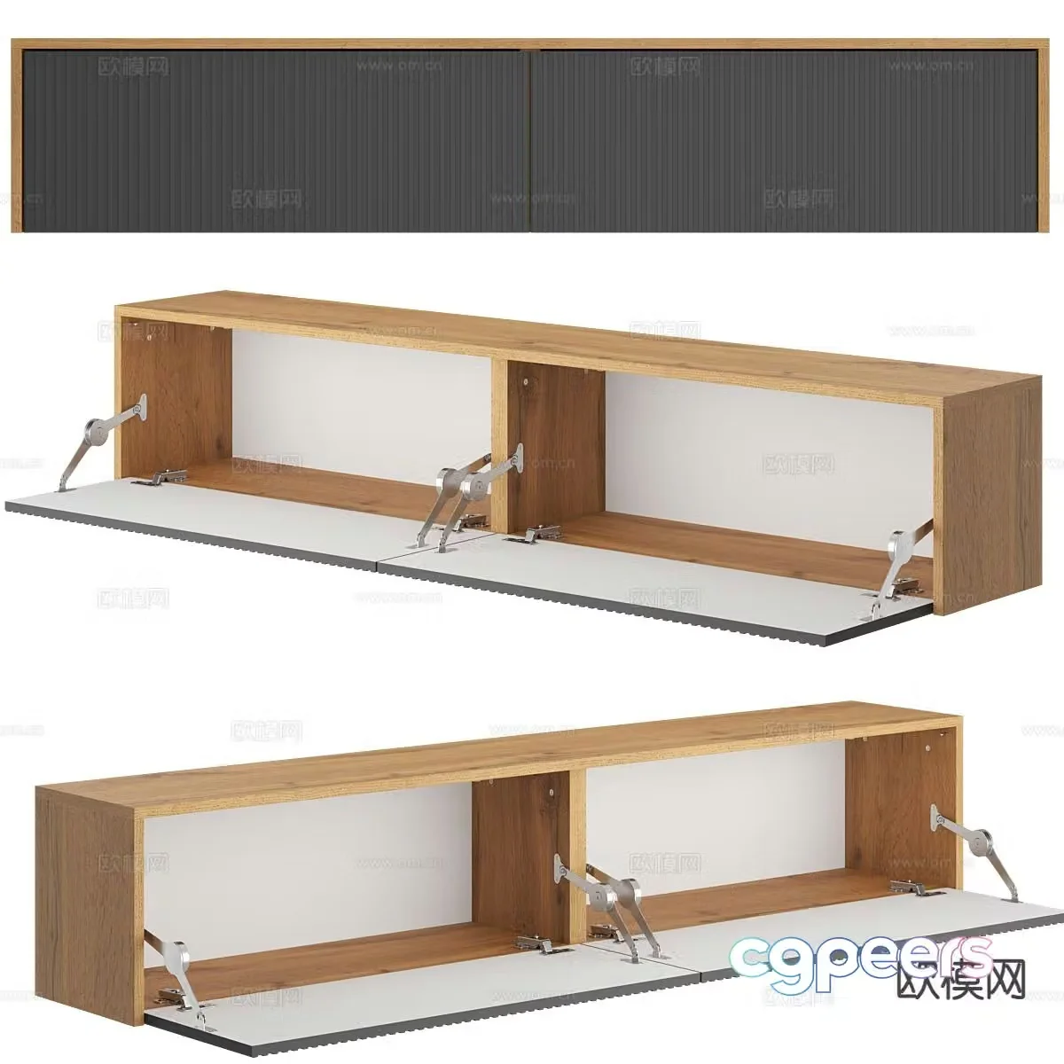 Nordic TV cabinet 3d model