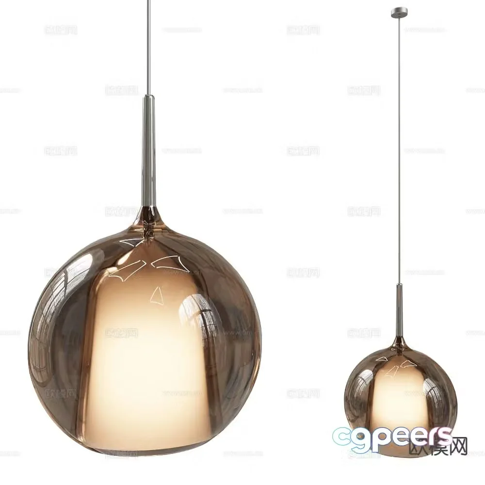 PENTA chandelier 3d model