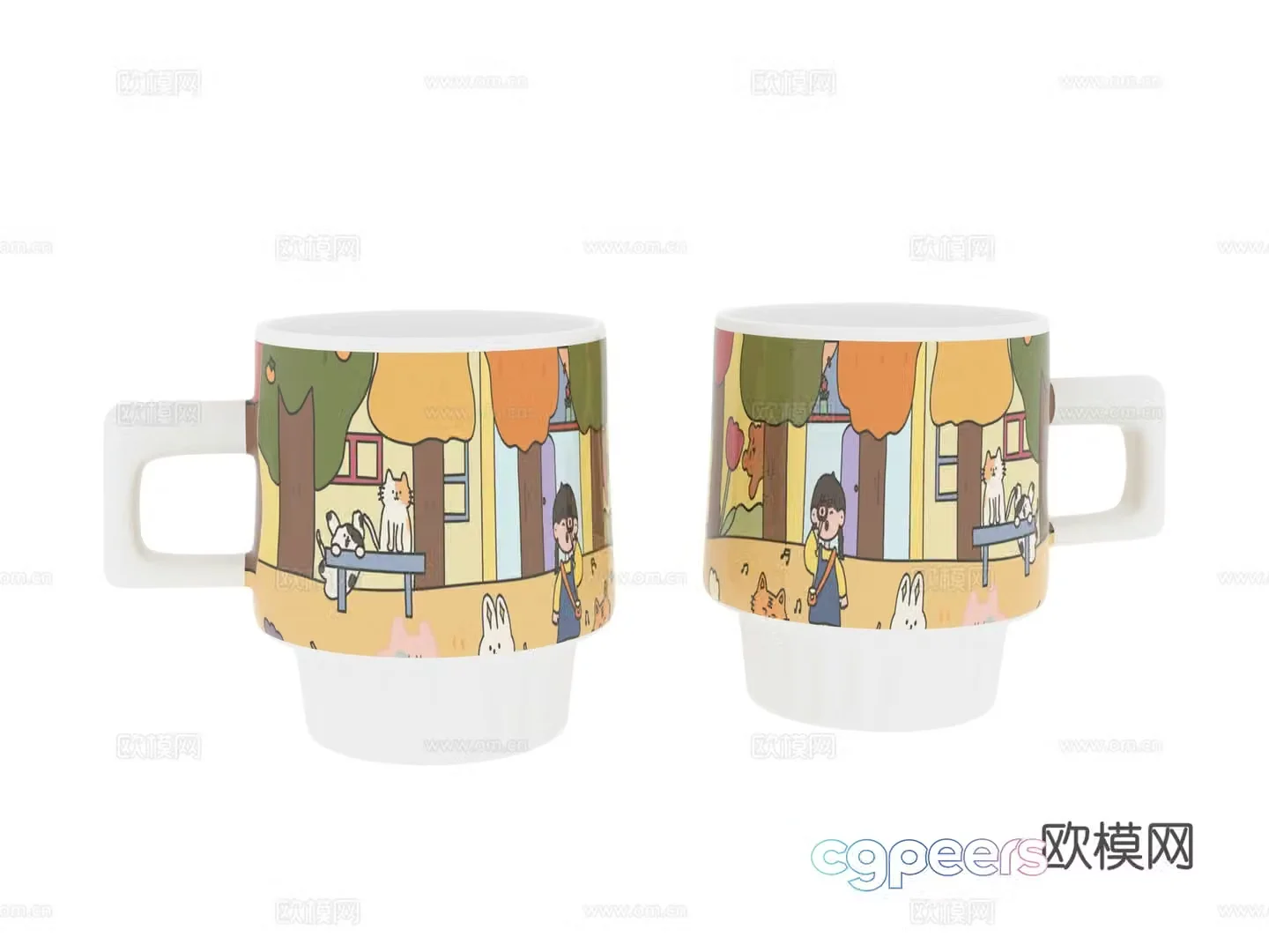 Daily necessities cup 3d model