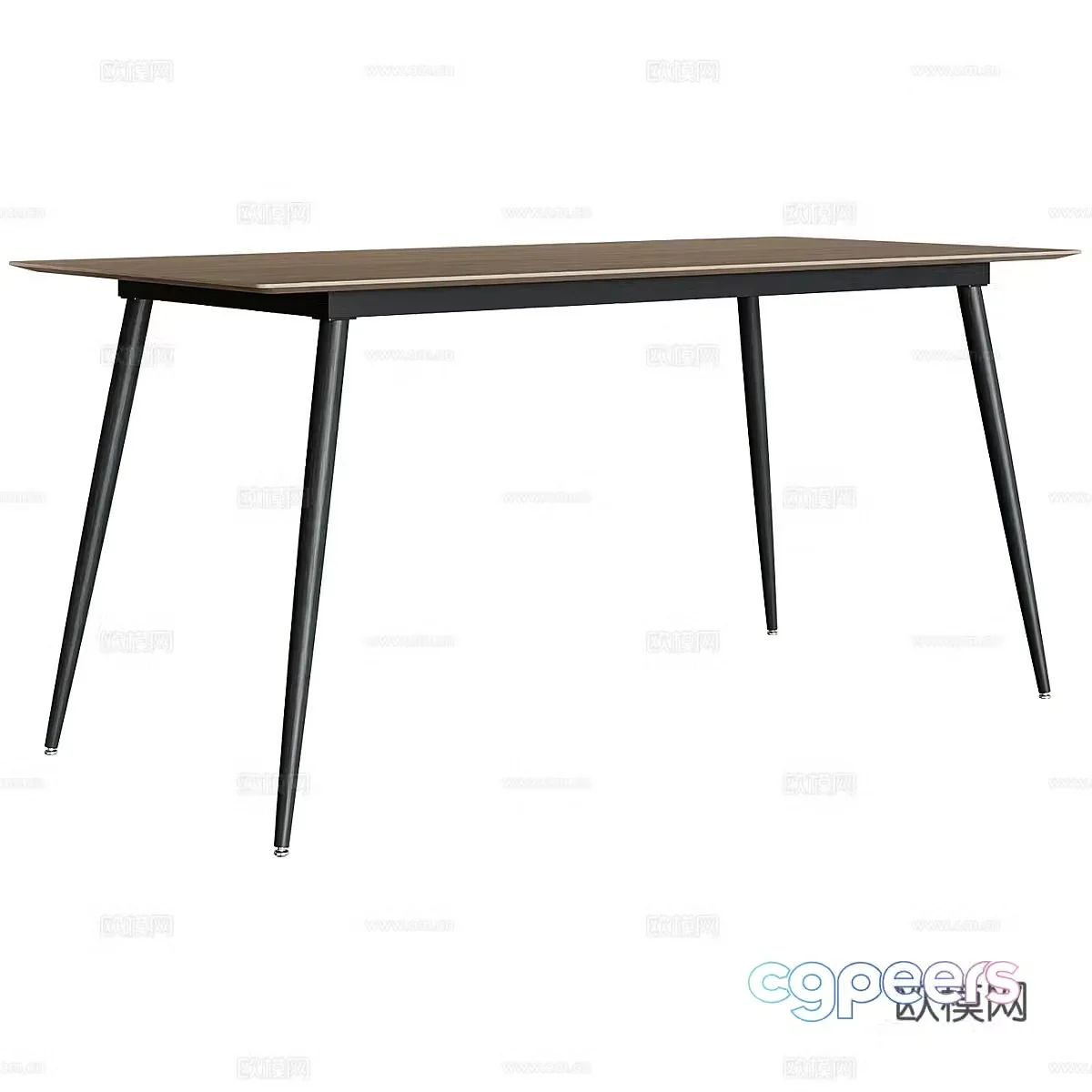 Modern ASTLEY Dining Table 3D Model