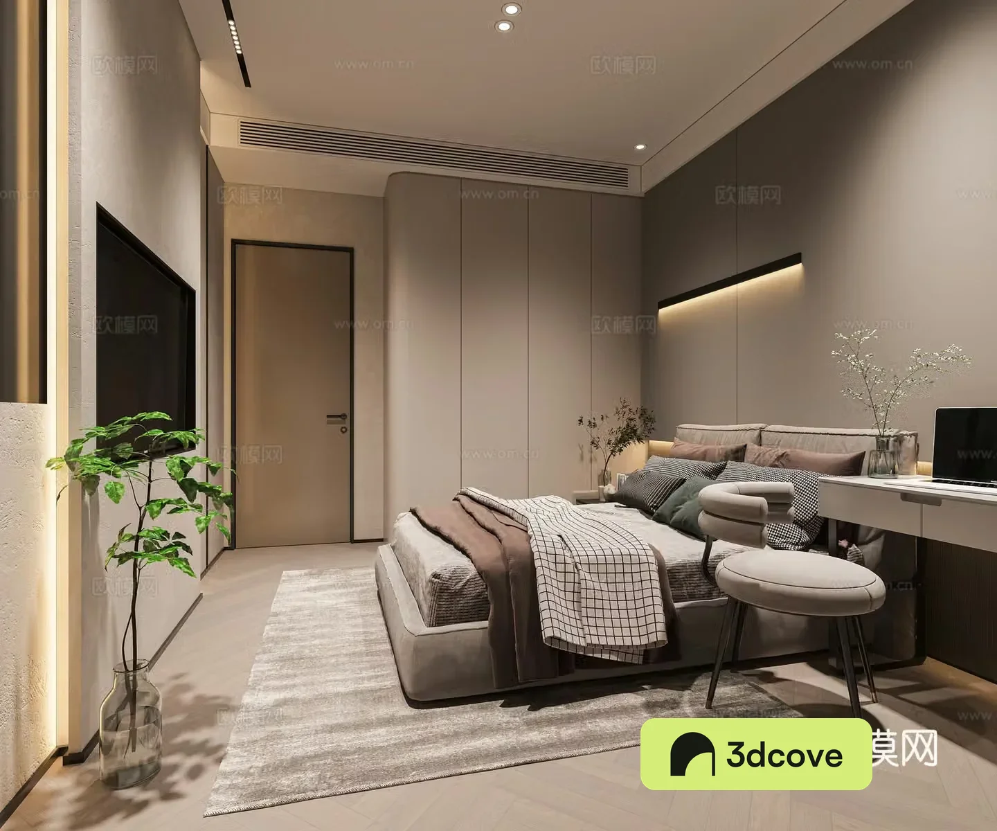 Modern bedroom