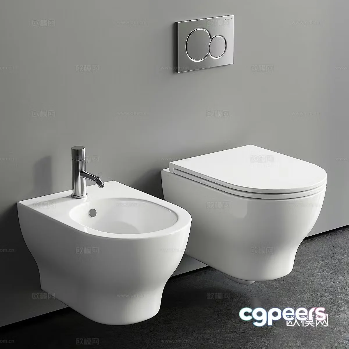 Toilet 3d model