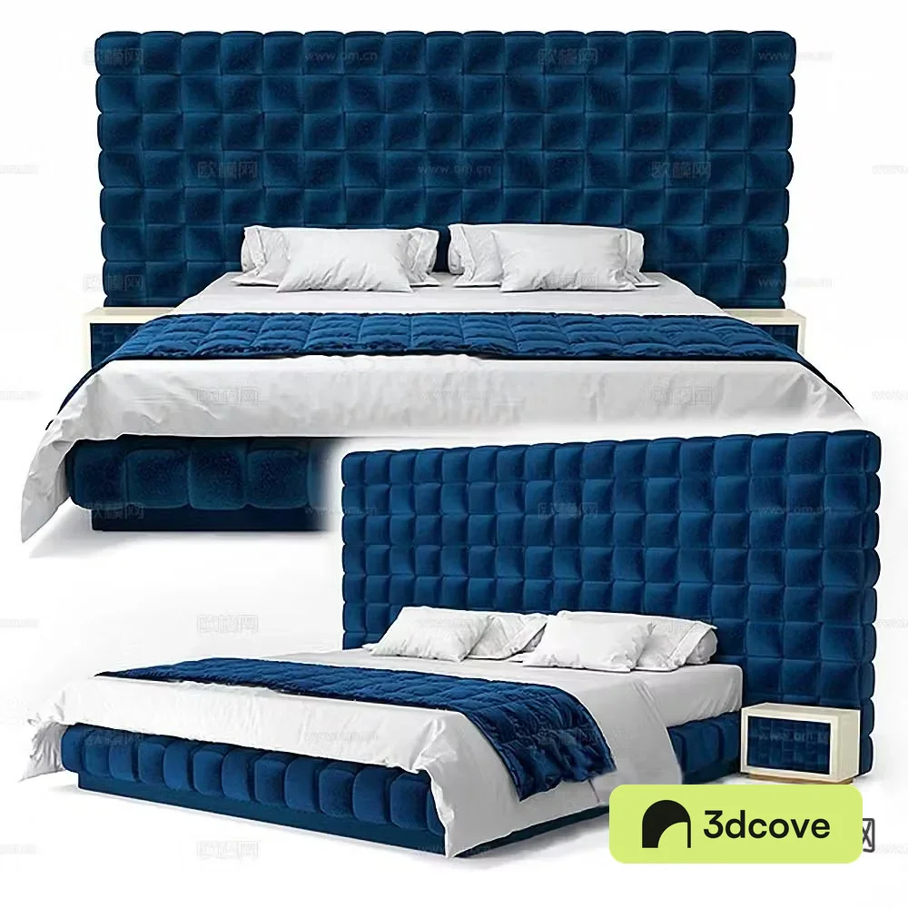 Modern double bed